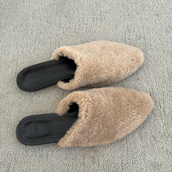 Marc Fisher LTD Sabrinna Shearling Mules - Picture 3 of 4